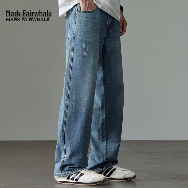 Мужские летние джинсы прямого кроя из тенселя Mark Fairwhale