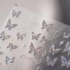 Colorful Butterfly Nail Sticker Shine Relief Enhancement Adhesive Nail Decoration Salon Diy Stereoscopic