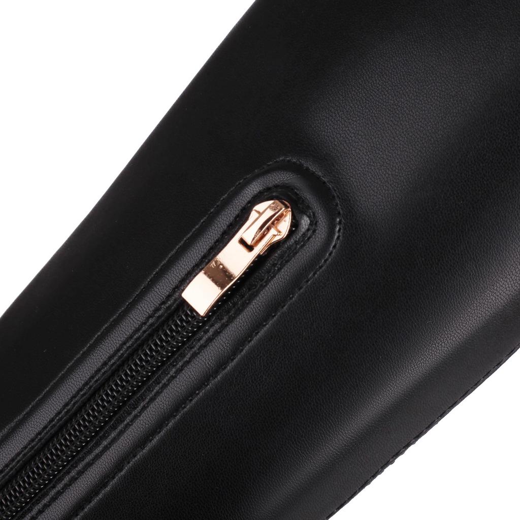 8/Autumn and Winter New Women's High Heel Long Boots Fashion Waterproof Platform Thick Heel Solid Color Large Size Boots