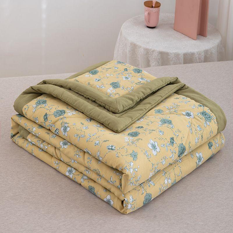 Одеяло Fresh Seersucker Printed Summer Cool, легкое и дышащее, приятное для кожи и без запаха, ультразвуковое тиснение