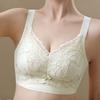 C Cup Bra 0.3CM Thin Section of Underwear Large Size Bra for Women Without Steel Ring Warm Feeling Adjustable Large Cup Bra Gathering