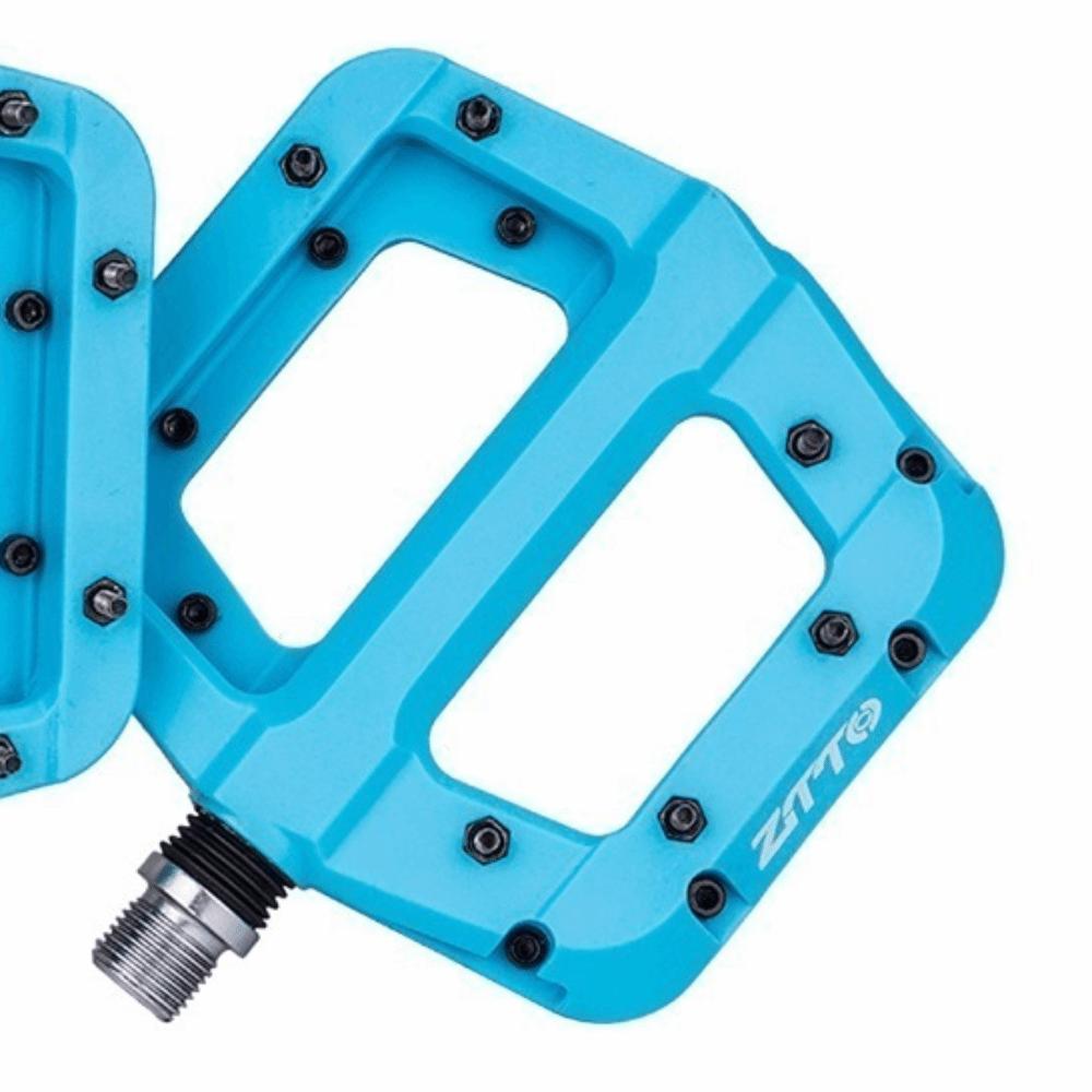 1 Pair Sealed Bearings Bicycle Platform Pedals Non Slip Bike Flat Pedals  Mountain Biking