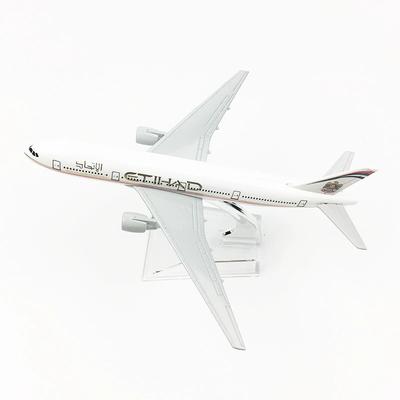 Масштаб 1:400 Металлическая модель самолета 16 см Air Etihad B777 Модель самолета Литой самолет Симуляция Пассажирский самолет