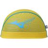 Mizuno N2JWC001 Mesh Swim Cap for Competitive Swimming and Size Yellow Fitness, Unisex, L,
