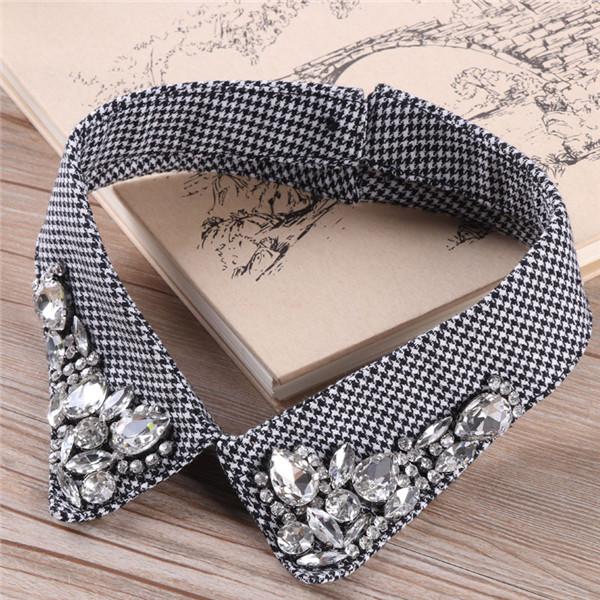 Women Lapel Fake False Collar Detachable Collar Lapel Shirt Decoration Removable Fake Collar for Choker Ladies