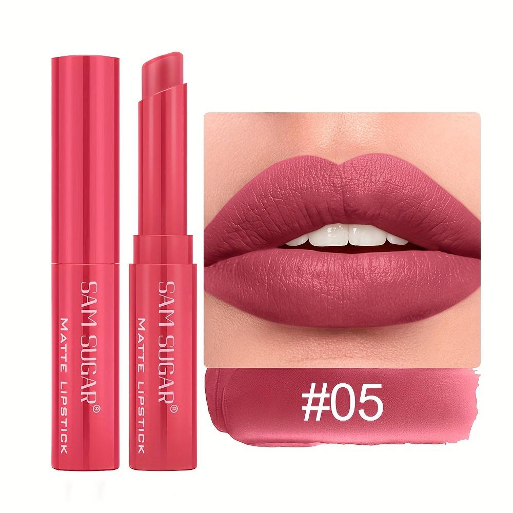 Роскошная матовая помада с мерцающим эффектом, водостойкая, стойкая, увлажняющая помада, ягодный микс розовых и красных тонов, краска для губ для более полных губ