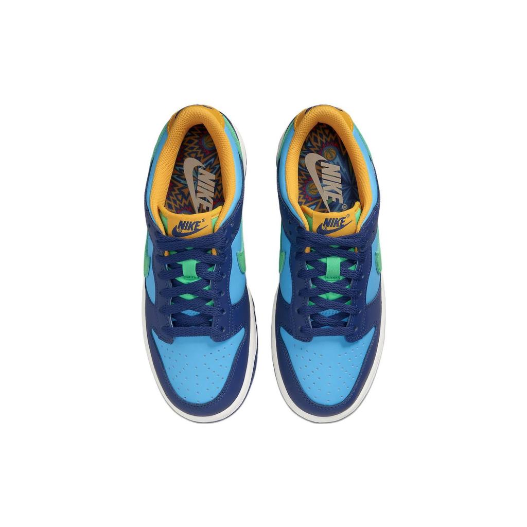 Nike Детские кроссовки Dunk Low GS All-Star 2023 Синие Baltic-Blue Electric-Algae DV1693-401