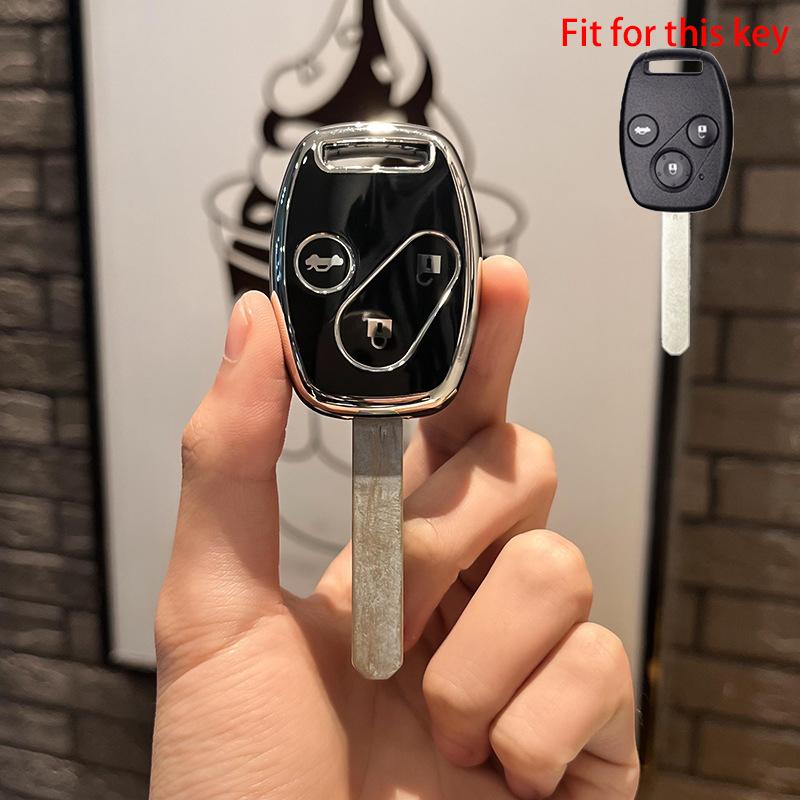 Чехол для дистанционного ключа автомобиля из ТПУ с 2/3 кнопками для Honda Fit CIVIC JAZZ Pilot Accord CR-V Freed Freed Pilot StepWGN Insight Protector
