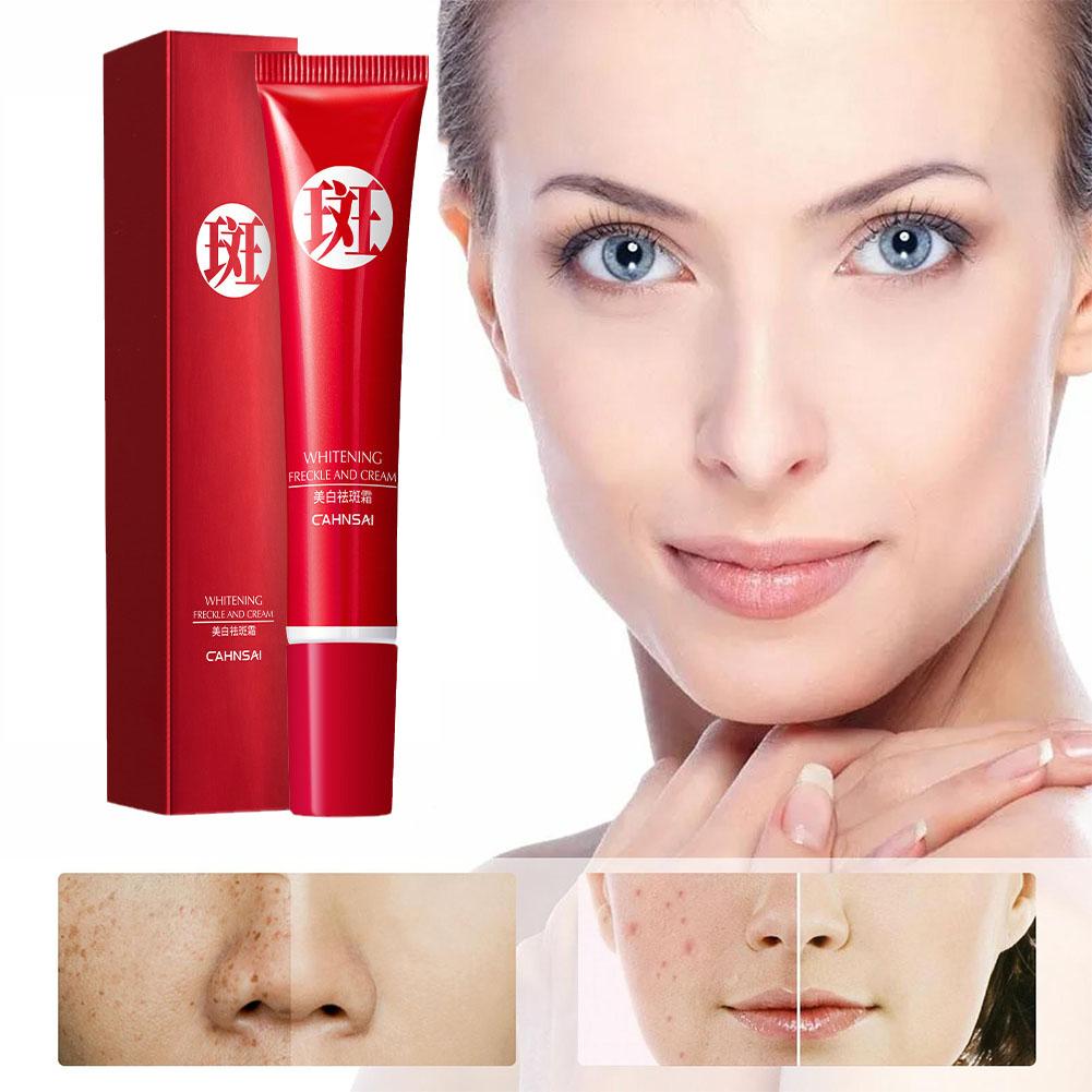Freckle Removing Dark Spot Corrector Cream 20g Plant Lotion Lightening Anti-Age Extract Whiteni U4K2