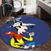 Luke Wild West Round mat, Anti-slip Circle Carpet Chair rug For livingroom,Bedroom, doormat home decor Gift Christmas Gifts