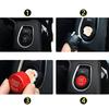 Универсально совместимая красная кнопка запуска и остановки двигателя, отделка из АБС-материала для BMW F20 F23 F30 F32 F10 F12 F4