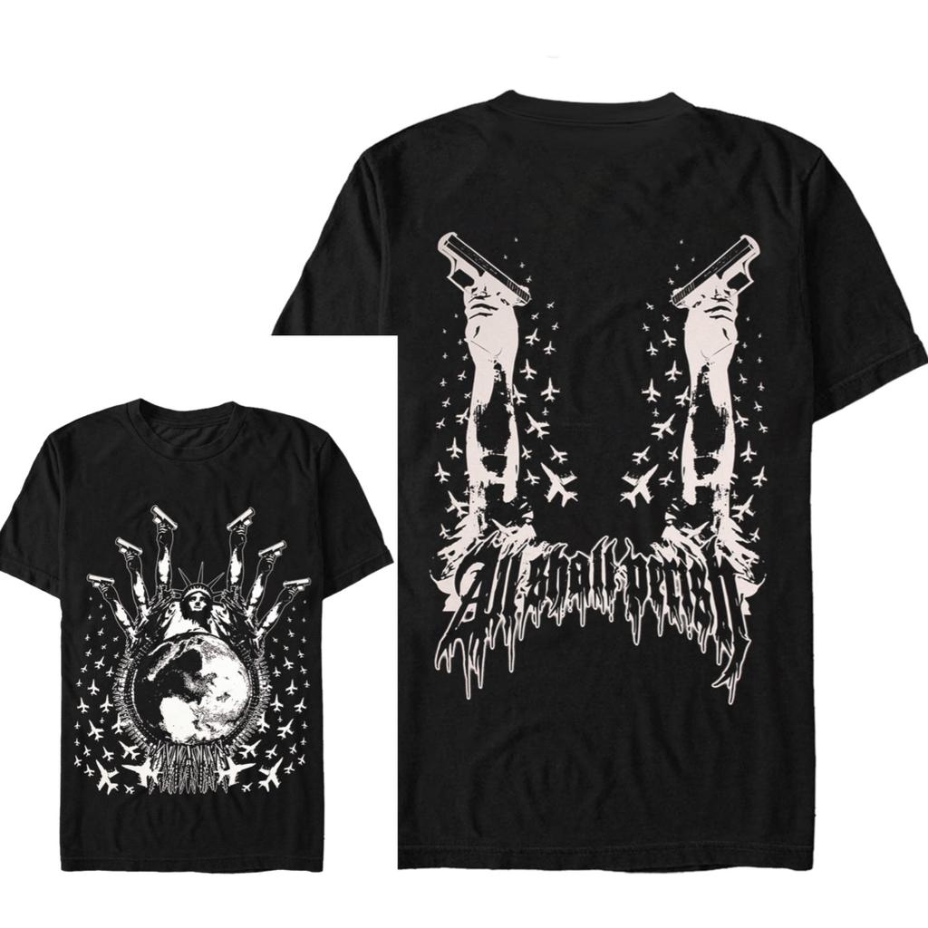 New All Shall Perish Cotton Band Shirt Unisex Summer Short Sleeve Fashion Brand Tee Luxury Casual Vintage