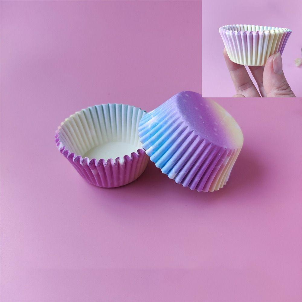 1000 шт. Жиронепроницаемая бумага Формочки для выпечки маффинов Одноразовые вкладыши для маффинов Модные обертки для кексов