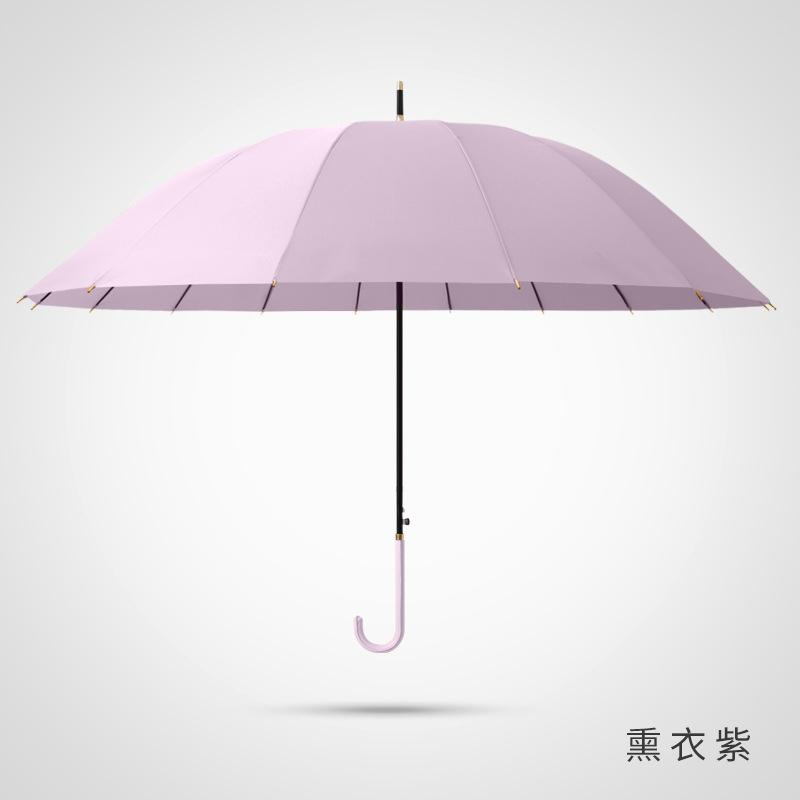 Зонт 16 костей зонт с длинной ручкой, литературный маленький свежий прямой зонт с рисунком