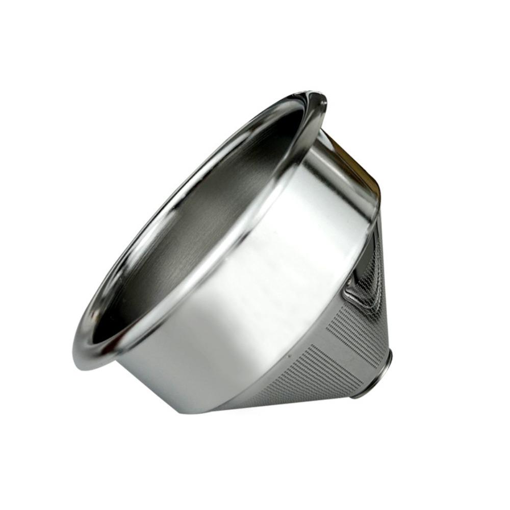 Paperless Coffee Funnel Conical Coffee Infuser Portable Stainless Steel Coffee Filter Home
