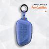 Чехол для автомобильного ключа из алькантары, держатель для ключа, пряжка для 2014-2018 Cadillac ATS CT6 CTS DTS XT5 Escalade ESV SRX STS XTS ELR