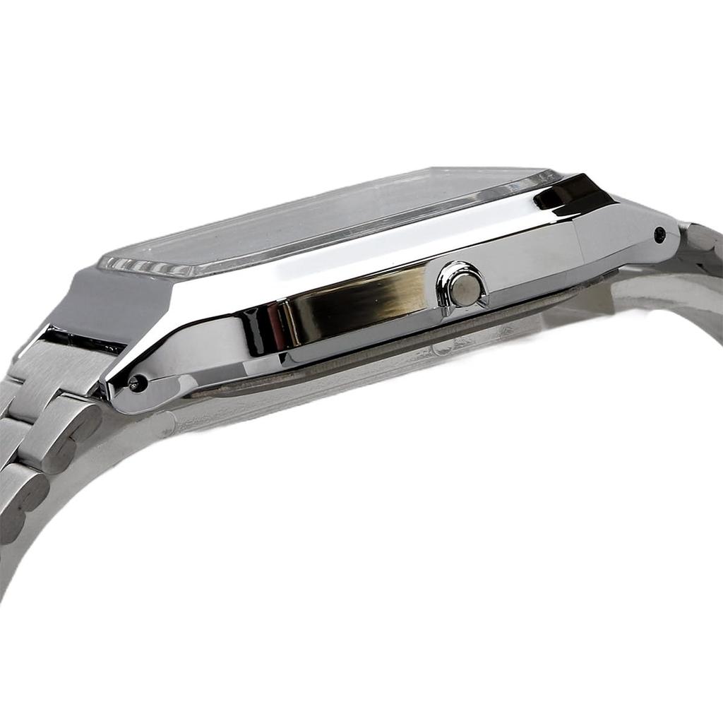 Casio Кварцевые часы Vintage Series Unisex Dual Time Silver Overseas Model [Casio] ANA-DIGI AQ-230A-7AMQY [Товар]