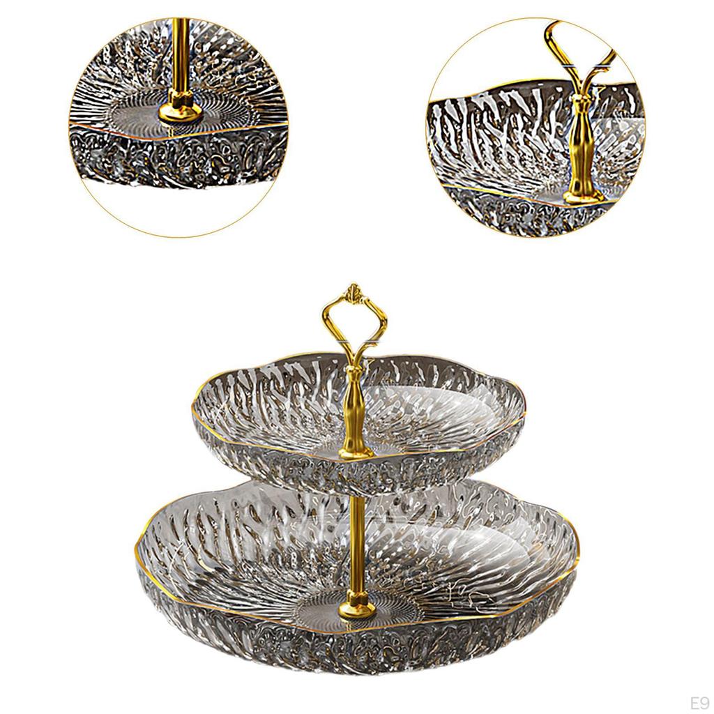 Fruit Plate Cupcake Stand Decorative Modern Dessert Cake Serving Platters for Party