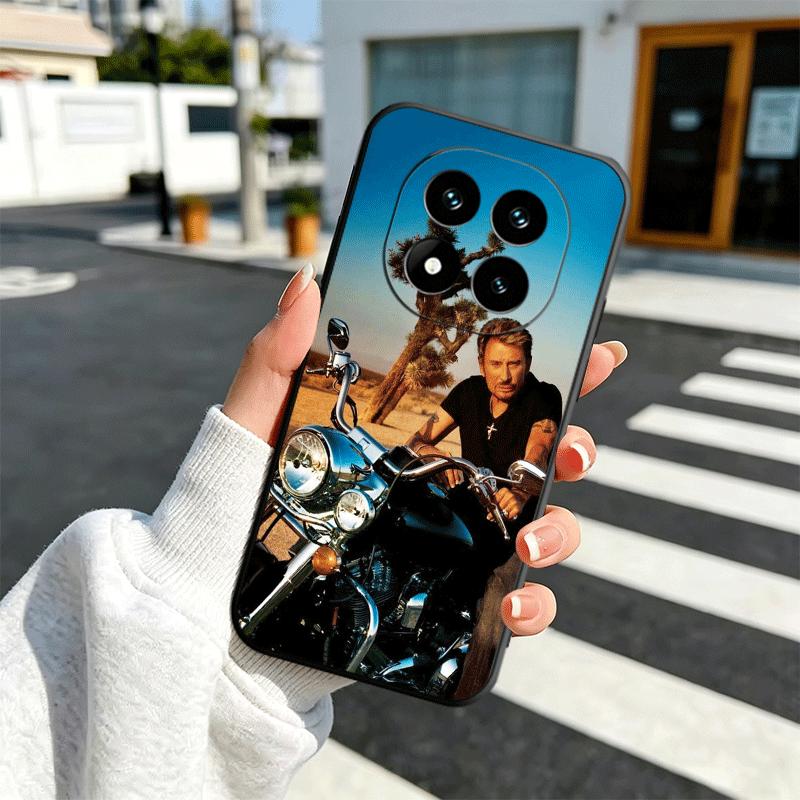Johnny Hallyday Music Soft Phone Case for Xiaomi Redmi Note 12 13 14 15 Pro Plus 11 12S 11S 11T 10 4G Black Cover Back Shell