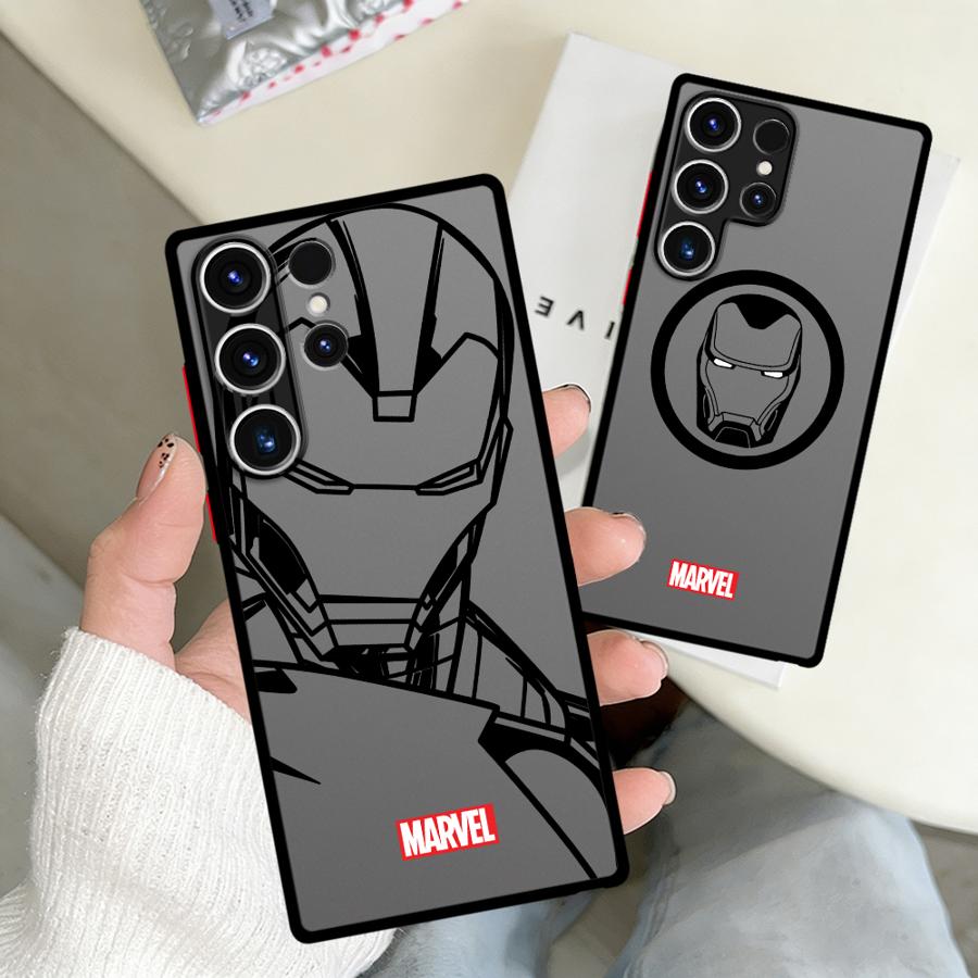 Чехол Marvel Sipiderman Ironman для Samsung Galaxy S26 S22 S20 S25 Ultra S21 S24 Plus S23 FE Note 20 10+ Funda Чехол для телефона
