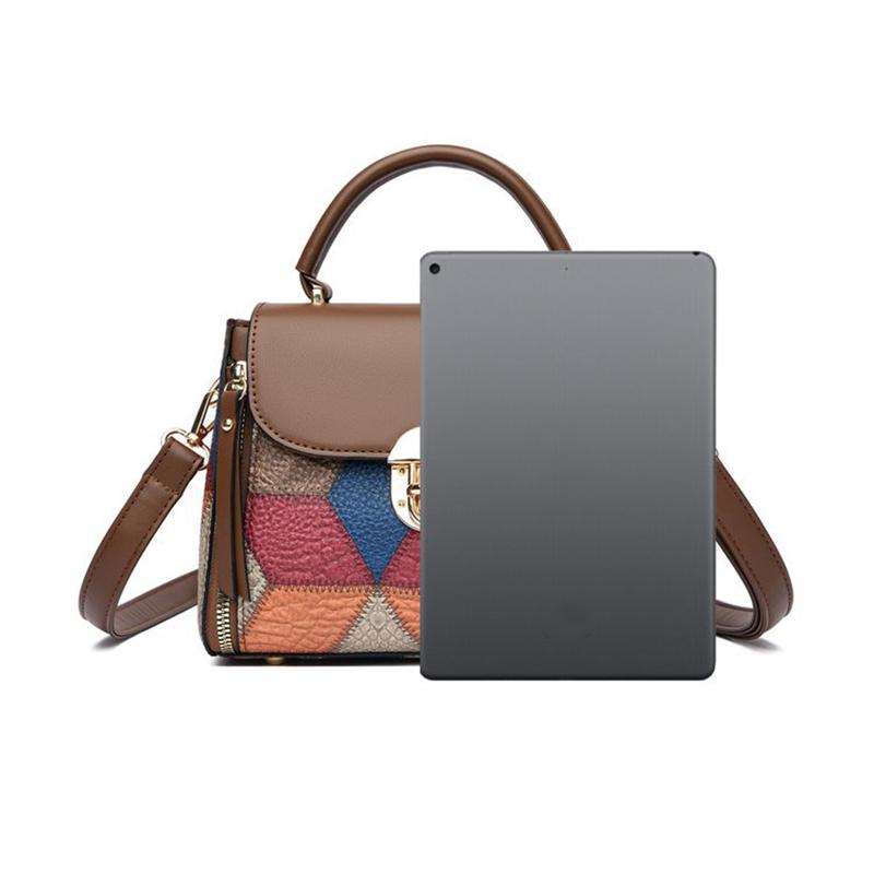 Women's Bag PU Leather Vintage Totes Fashion Female Small Handbag Casual Ladies Travel Shoulder Crossbody Bags CLE