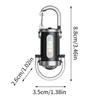USB Rechargeable Keychain Light Small Camping Emergency Flashlight Powerful LED Key Chain Lamp Pocket Torch for Outdoor Hiking