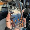 Чехол для телефона с японским городским пейзажем для iPhone 17 16 Plus 13 Pro Max 11 15 12 14 17E 16E Прозрачный чехол с защитой всей камеры