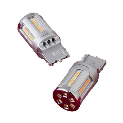Светодиодная лампа указателя поворота Valenti WF01-T20-AM Jewel с эффектом затухания света T20 400 люмен Лампа указателя поворота, 2 шт.