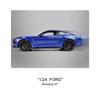 Welly 1/24 Ford Mustang GT 2015 Маслкар Металлическая модель автомобиля Литье под давлением и игрушечные транспортные средства Игрушечные машинки Детские игрушки для детей Подарки