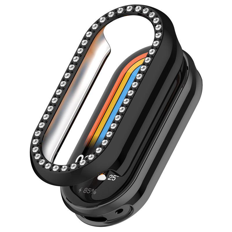 Жесткий защитный чехол с алмазным покрытием из ПК для Xiaomi Mi Band 9, 9 NFC, 8 NFC - Различные цвета