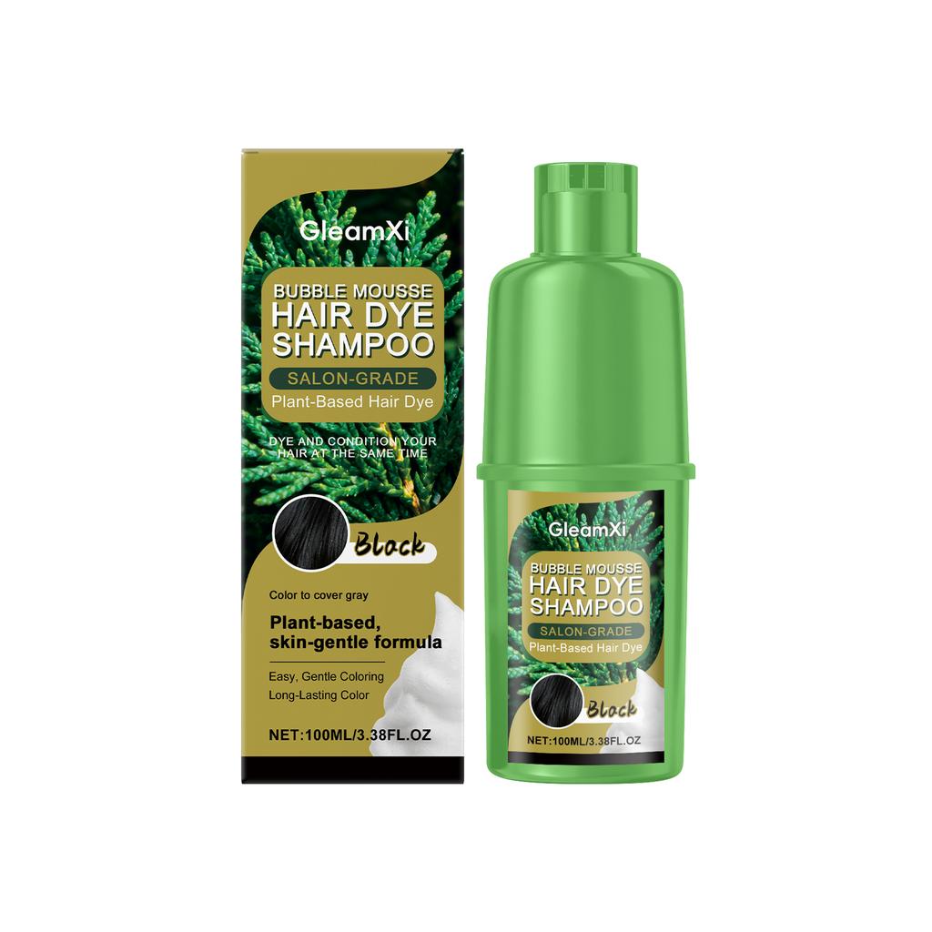 Black Plant Bubble Hair Color, Gentle Formula, Natural Rich Color