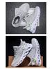 Мужские повседневные кроссовки 48 размера Flyknit с дышащей сеткой - Весна/Лето, модные, с крученой подошвой и амортизацией.