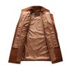 Autumn and Winter Woolen Coat Men's Slim Plus Size Thick Woolen Trench Jacket