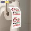 Christmas Toilet Roll Paper Happy 2026 New Year Christmas Supplies Xmas Tissue Roll Napkin Kitchen Tool Home Decoration New Year