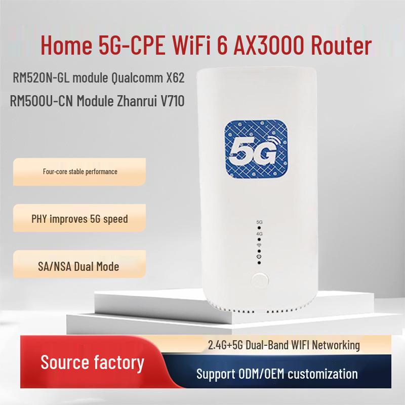 AX3000 Dual-Band 5G WiFi 6 Router with 2.5G Network Port