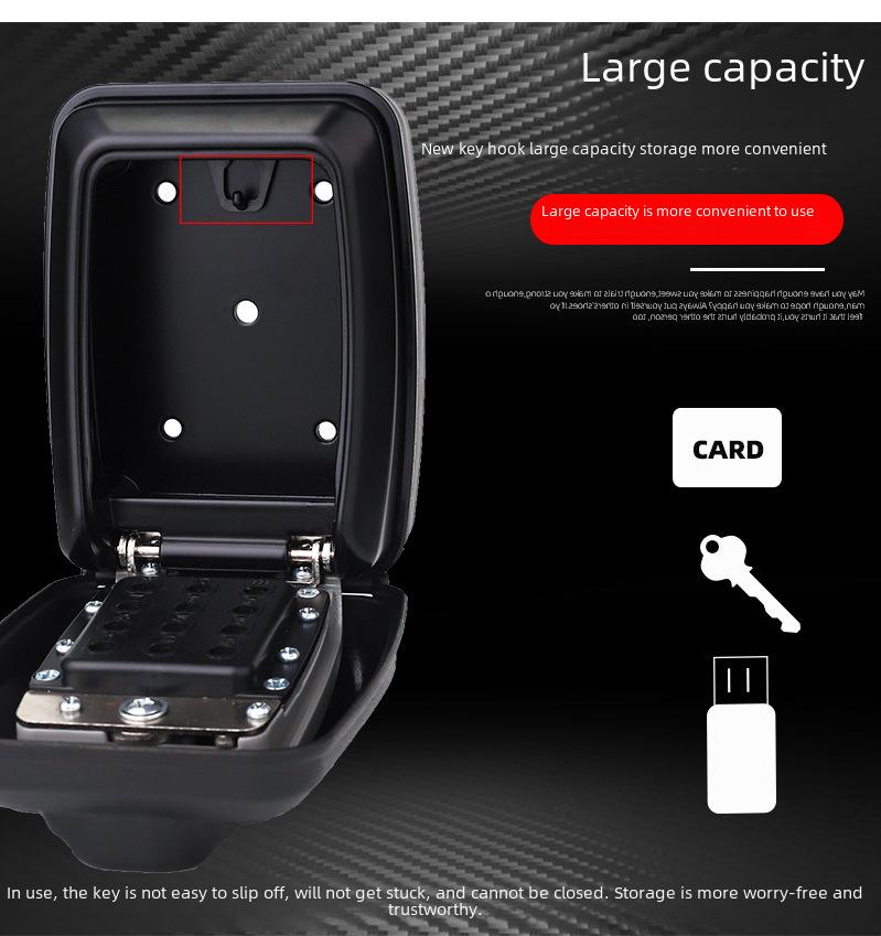 Наружный водонепроницаемый настенный ящик для ключей для безопасности