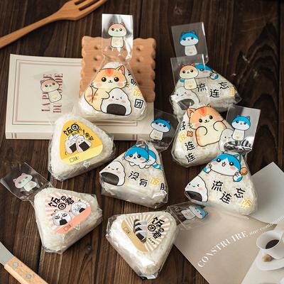 50/100 шт. японский треугольный рисовый шарик одноразовая упаковка мешок нори онигири суши мешок форма для приготовления суши аксессуары для бэнто