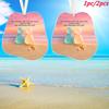 1pc/2pcs Friendship Acrylic Ornament, True Friends Nspirational Quote Beach Sunset Design, Sentimental Hanging Decor for Christmas Tree, Keepsake Gift