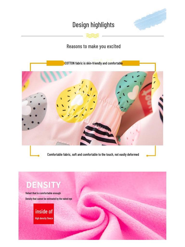 Девочковое флисовое пальто-тренч средней длины: Модная куртка-ветровка на осень/зиму