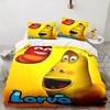 3PCS Larva Bedding Set Printed Duvet Cover Closure Includes 1 Duvet Cover & 2 Pillowcases for All Seasons Bedroom Decor