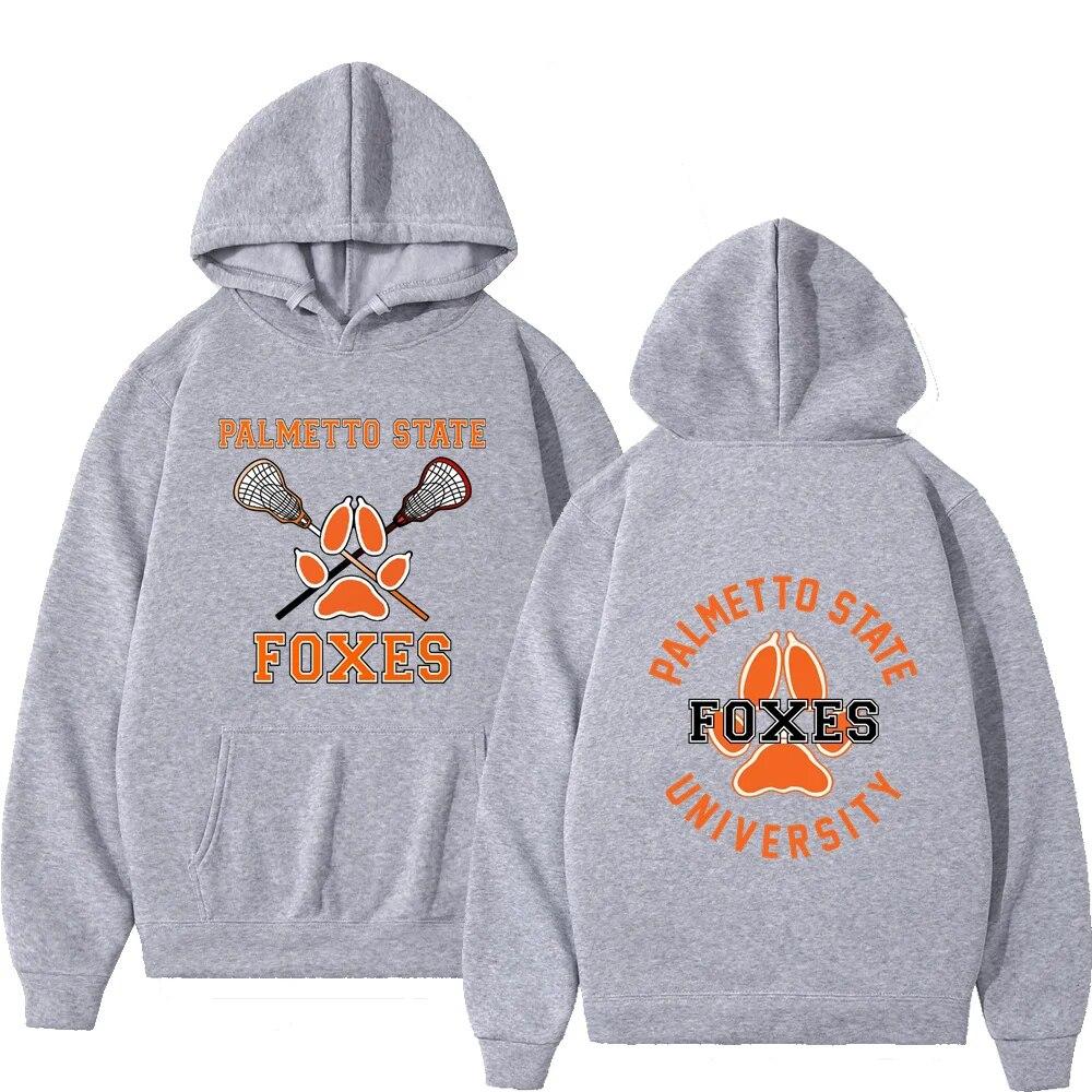 Streetwear The Foxhole Court Palmetto State Foxes Printed Unisex's Hoodie Pullover Unisex Hoodies Women Hip Hop Sweatshirt Clothes