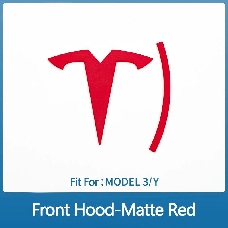 Для Tesla Model 3 ModelY Металлический сплав Автомобильный Передний Значок Капота Задний Багажник 3D Наклейка Замена Значка Аксессуары
