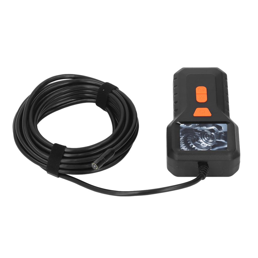 Промышленная инспекционная камера с 2-дюймовым HD-дисплеем, портативная, с кабелем 5 метров, объективом 8 мм, цифровая камера-змеевик.