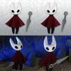 Очаровательная мягкая плюшевая кукла Hollow Knight красного и белого цвета, идеально подходящая для домашнего декора и коллекции