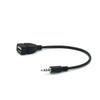 3,5 мм автомобильный MP3-плеер Конвертер Мужской AUX Аудио Разъем Штекер в USB 2.0 Женский Конвертер Кабель Шнур Адаптер Автомобильный 3,5 мм Адаптер Кабель
