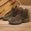 Men Warm Lined Outdoor Boots High Top Shoes Winter Walking and Commuting Casual Outdoor Travel Seasonal Everyday Footwear Sizes 39-48