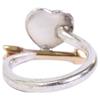 TIFFANY&Co. 70878577 Ag925 Au750 Return to TIFFANY & Co. Lovestruck Heart Tag Ring ring Silver & Rose GoldUsed