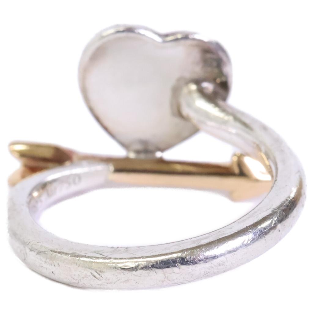 TIFFANY&Co. 70878577 Ag925 Au750 Return to TIFFANY & Co. Lovestruck Heart Tag Ring ring Silver & Rose GoldUsed