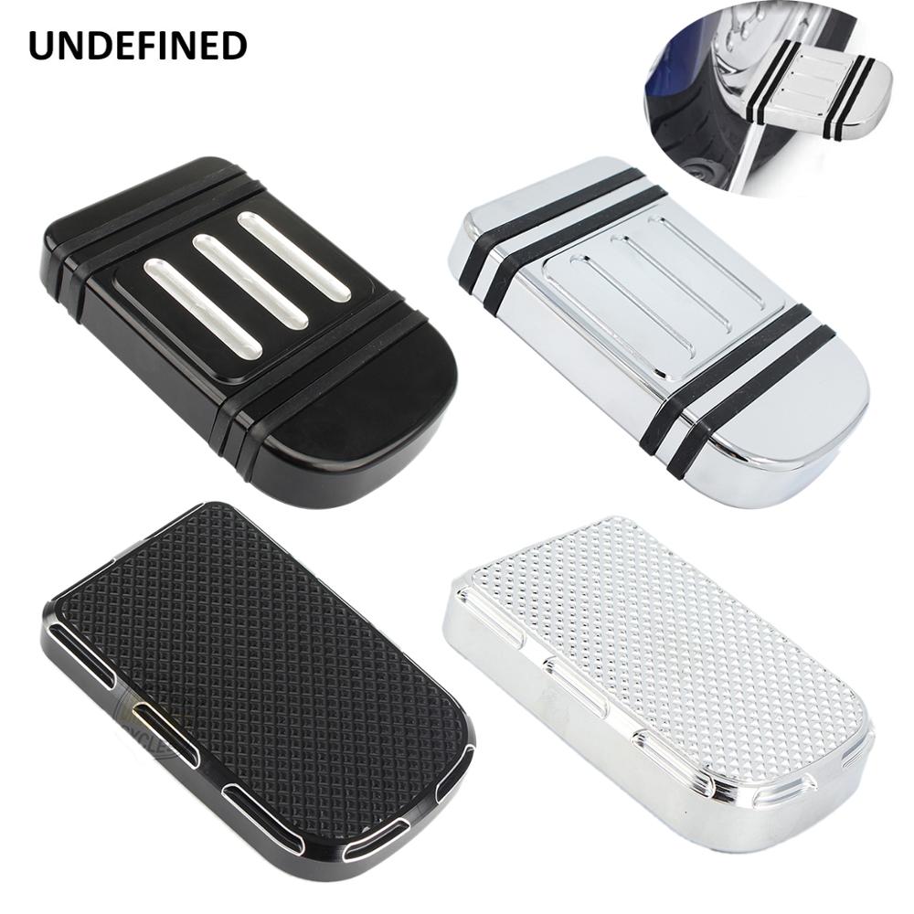 Накладка на педаль тормоза с ЧПУ, большие подножки, подушечки для Harley Touring Road King Electra Street Glide Softail Fat Boy Dyna FLD Trike