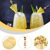 200-Piece Cocktail Picks, Toothpicks for Appetizers, Handmade Wooden Decorative Toothpicks, Multika Wooden and Bamboo Toothpicks, Set of Fruit Picks,